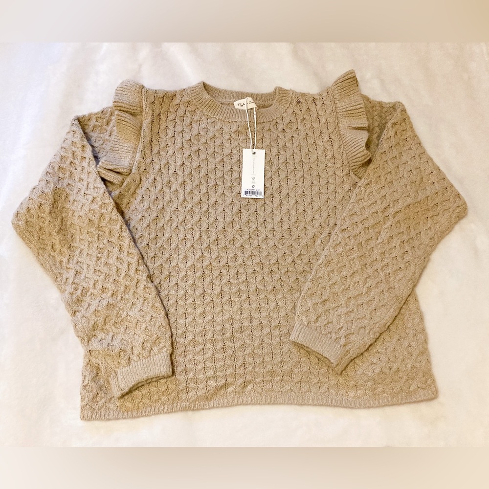 Girls Rylee + Cru Sweater 8/9 NWT